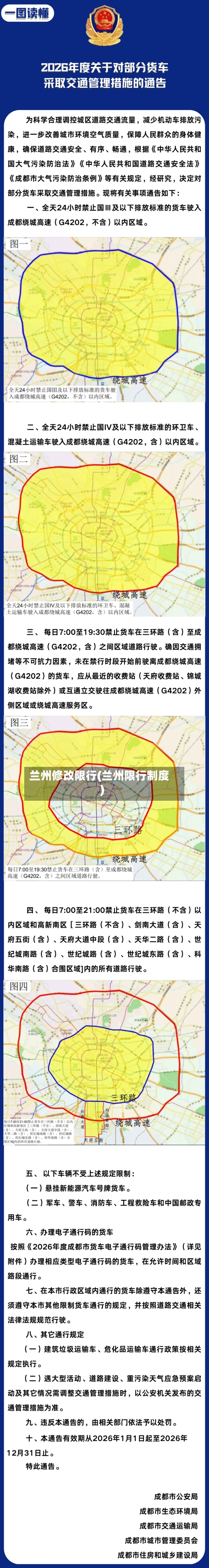 兰州修改限行(兰州限行制度)-第2张图片