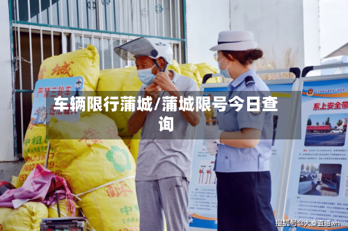 车辆限行蒲城/蒲城限号今日查询-第3张图片