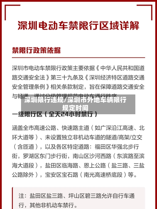深圳限行违规/深圳市外地车辆限行规定时间-第3张图片
