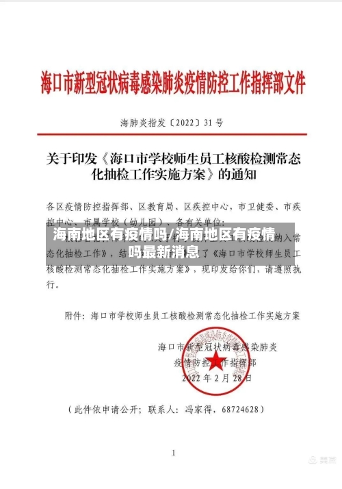 海南地区有疫情吗/海南地区有疫情吗最新消息-第2张图片