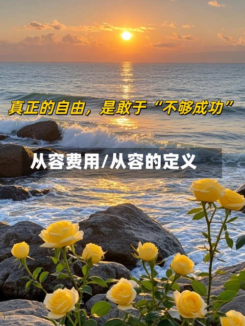 从容费用/从容的定义-第3张图片