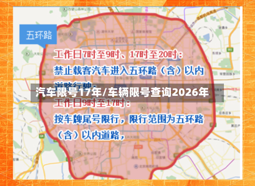汽车限号17年/车辆限号查询2026年-第2张图片