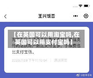【在英国可以用淘宝吗,在英国可以用支付宝吗】-第2张图片