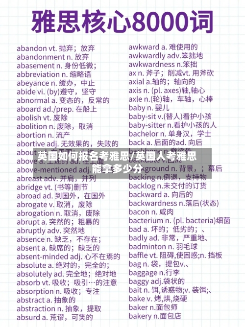 英国如何报名考雅思/英国人考雅思能拿多少分