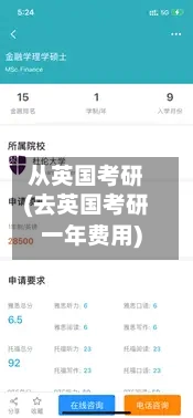 从英国考研(去英国考研一年费用)