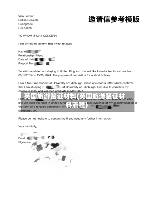 英国旅游签证材料(英国旅游签证材料流程)-第3张图片