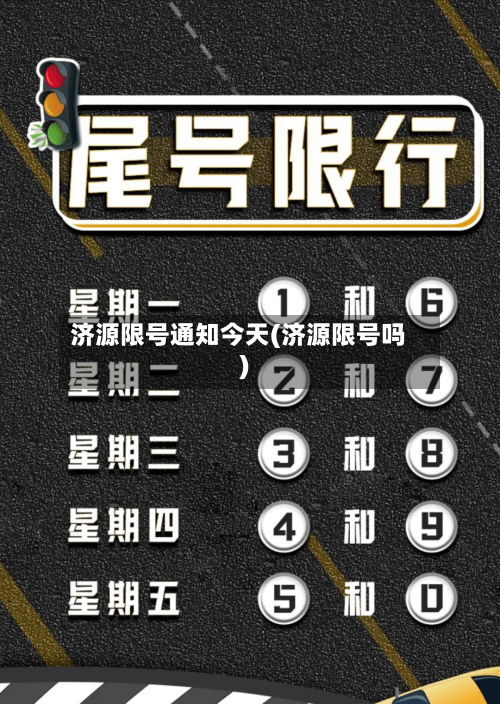 济源限号通知今天(济源限号吗)-第2张图片