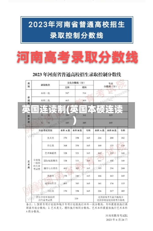 英国连读制(英国本硕连读)
