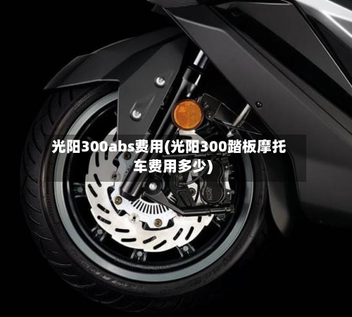 光阳300abs费用(光阳300踏板摩托车费用多少)-第2张图片