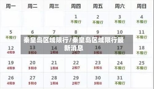 秦皇岛区域限行/秦皇岛区域限行最新消息-第3张图片