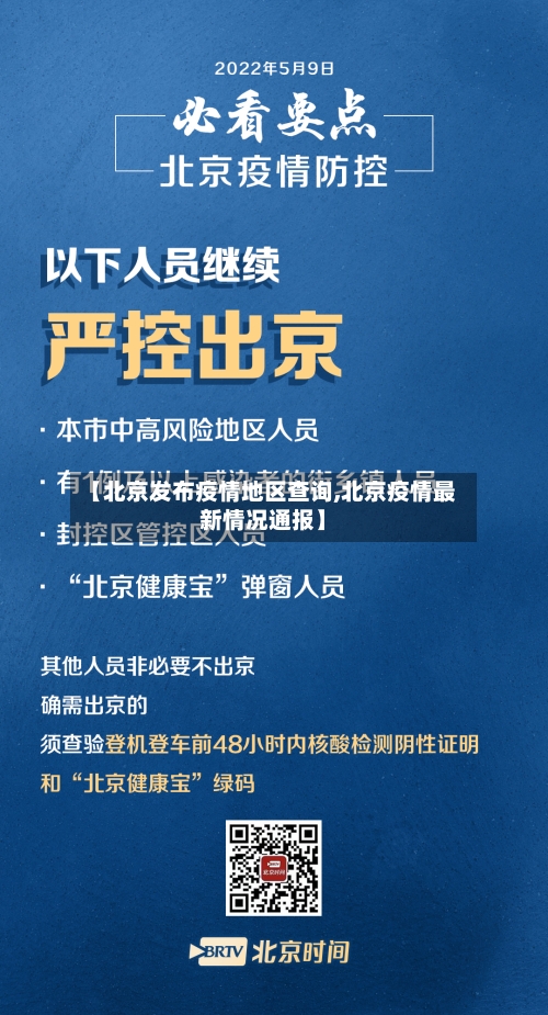 【北京发布疫情地区查询,北京疫情最新情况通报】
