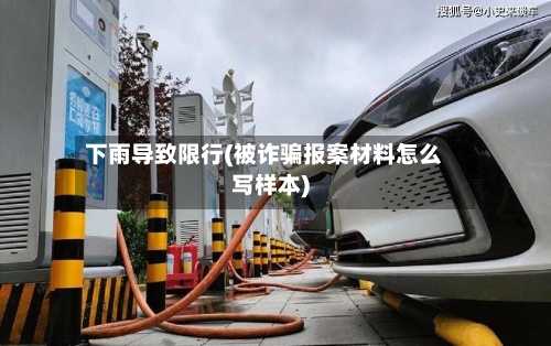 下雨导致限行(被诈骗报案材料怎么写样本)-第2张图片
