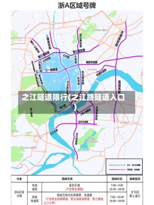 之江隧道限行(之江路隧道入口)