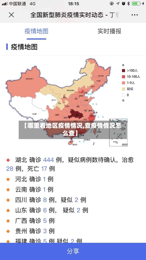 【哪里看地区疫情情况,查疫情情况怎么查】