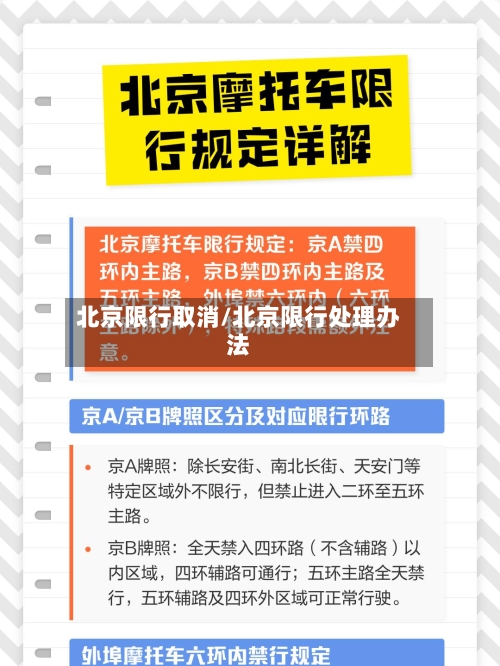 北京限行取消/北京限行处理办法-第3张图片