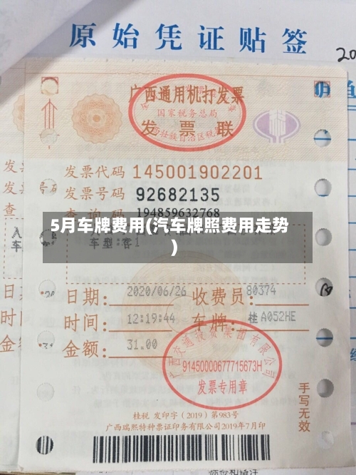 5月车牌费用(汽车牌照费用走势)-第2张图片