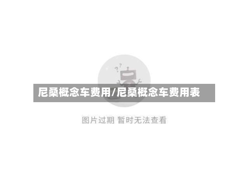 尼桑概念车费用/尼桑概念车费用表