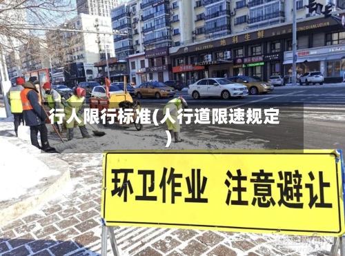 行人限行标准(人行道限速规定)-第2张图片