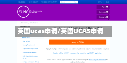 英国ucas申请/英国UCAS申请