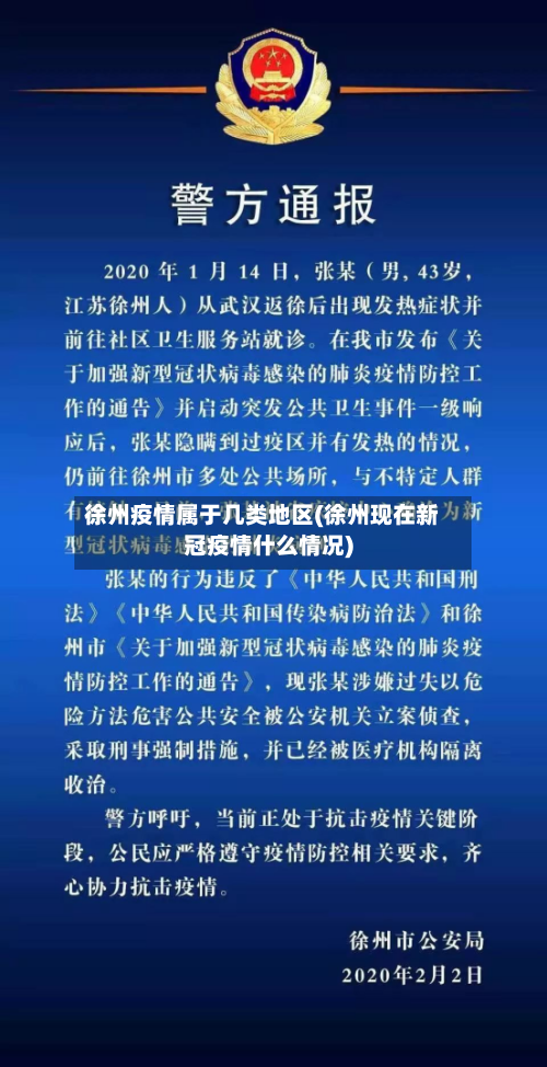 徐州疫情属于几类地区(徐州现在新冠疫情什么情况)