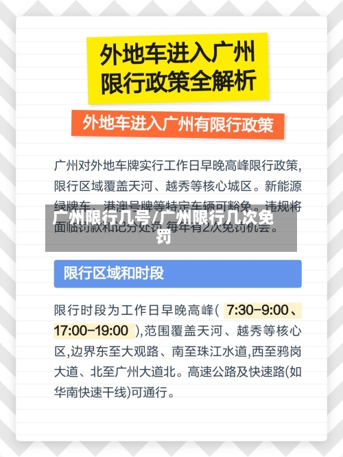 广州限行几号/广州限行几次免罚