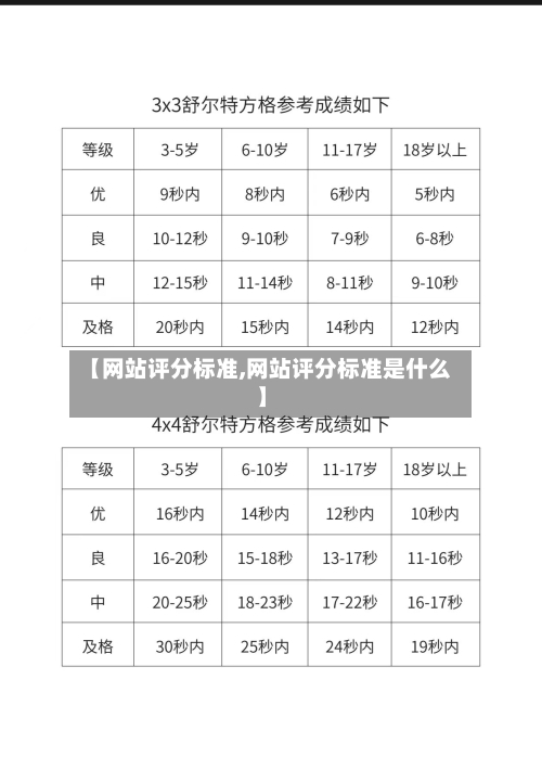 【网站评分标准,网站评分标准是什么】