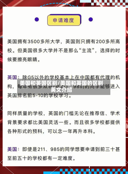 美国和英国区别/美国和英国的区别英文介绍-第2张图片