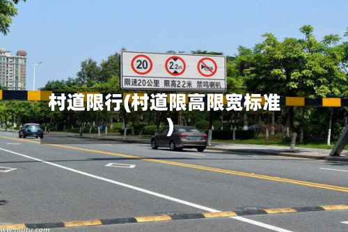 村道限行(村道限高限宽标准)-第2张图片