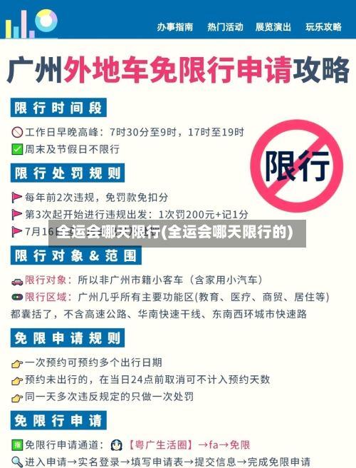 全运会哪天限行(全运会哪天限行的)-第2张图片