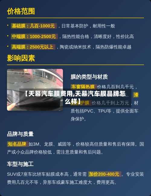 【天幕汽车膜费用,天幕汽车膜品牌怎么样】