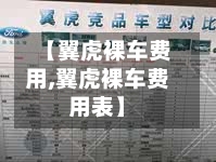 【翼虎裸车费用,翼虎裸车费用表】