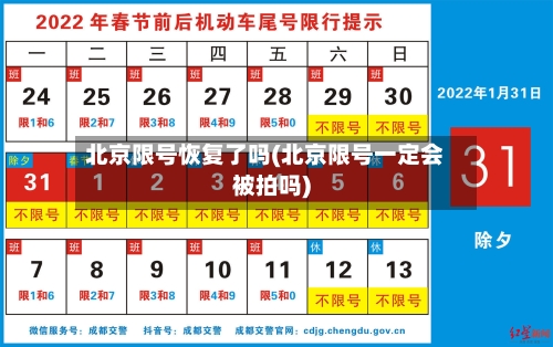 北京限号恢复了吗(北京限号一定会被拍吗)-第3张图片
