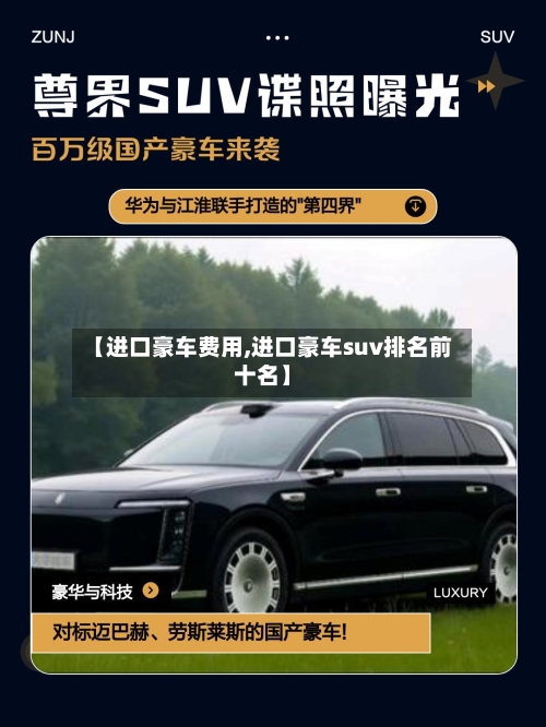 【进口豪车费用,进口豪车suv排名前十名】