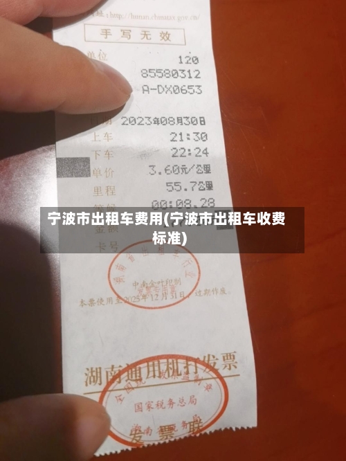 宁波市出租车费用(宁波市出租车收费标准)