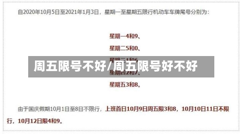 周五限号不好/周五限号好不好-第2张图片