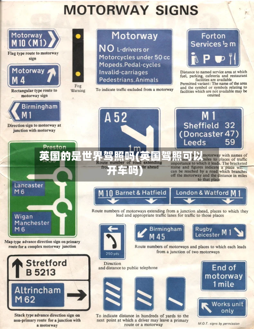 英国的是世界驾照吗(英国驾照可以开车吗)