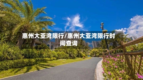 惠州大亚湾限行/惠州大亚湾限行时间查询