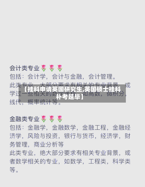 【挂科申请英国研究生,英国硕士挂科补考延毕】-第2张图片