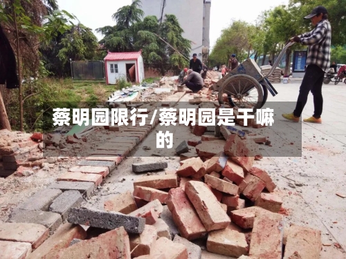 蔡明园限行/蔡明园是干嘛的-第2张图片