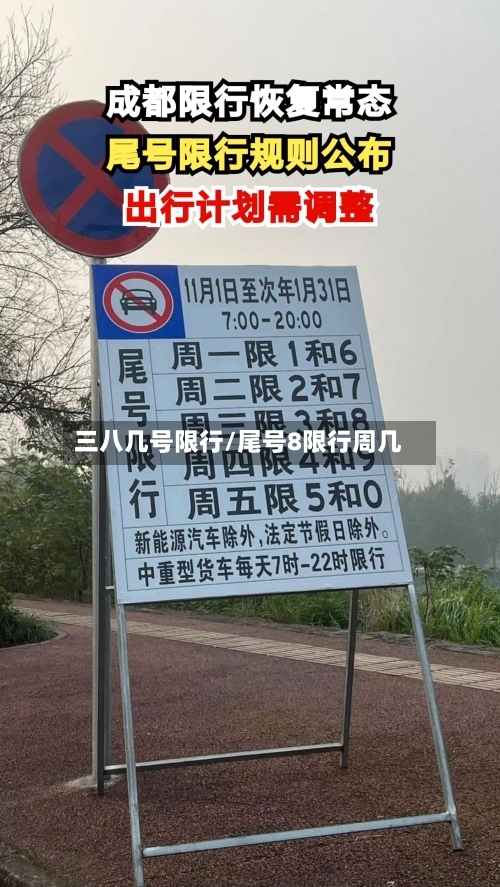 三八几号限行/尾号8限行周几