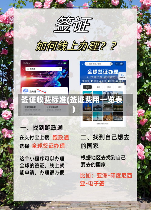 签证收费标准(签证费用一览表)-第3张图片