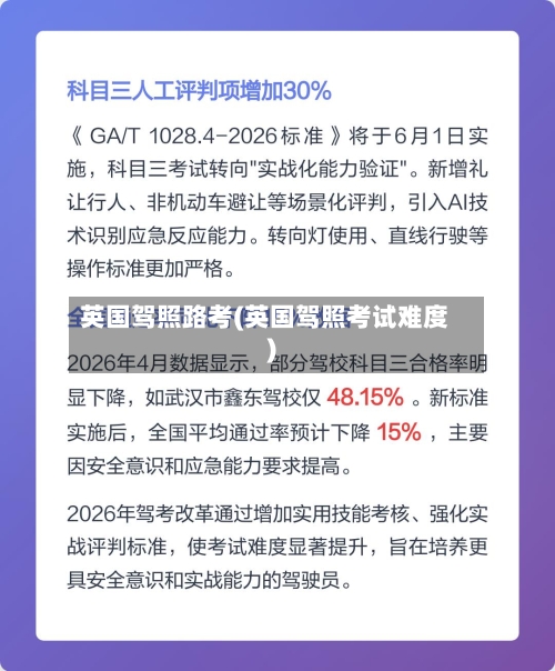 英国驾照路考(英国驾照考试难度)-第2张图片