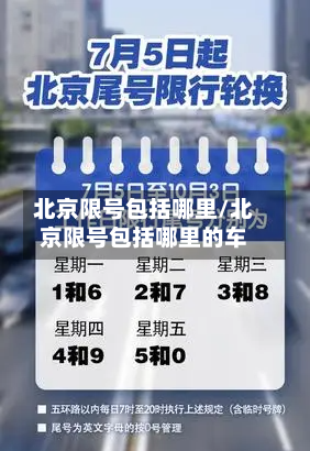 北京限号包括哪里/北京限号包括哪里的车