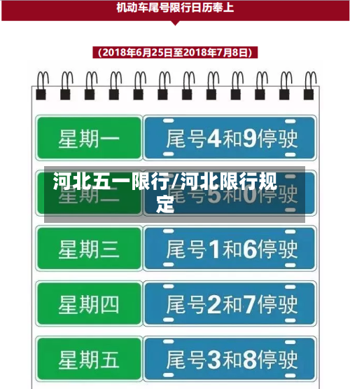 河北五一限行/河北限行规定-第3张图片