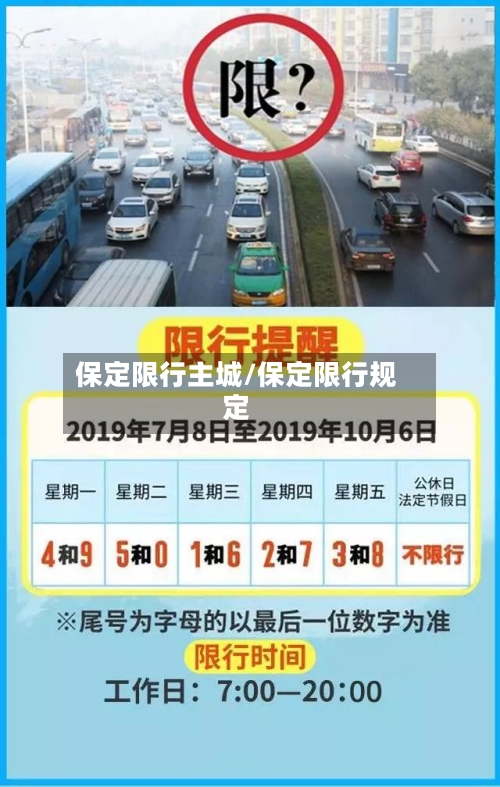 保定限行主城/保定限行规定-第3张图片
