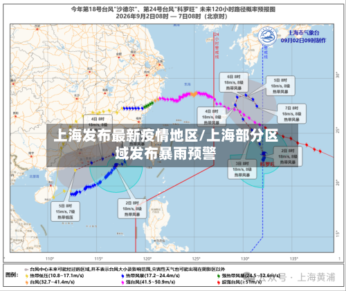 上海发布最新疫情地区/上海部分区域发布暴雨预警-第2张图片