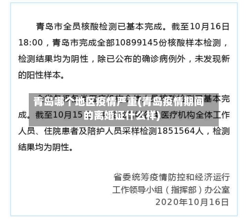 青岛哪个地区疫情严重(青岛疫情期间的离婚证什么样)-第2张图片