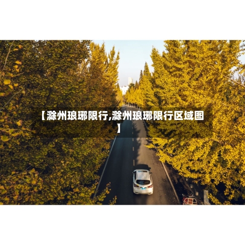 【滁州琅琊限行,滁州琅琊限行区域图】-第3张图片