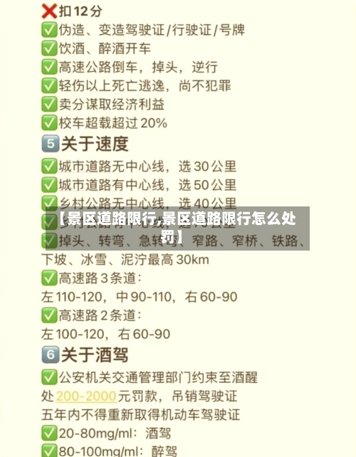 【景区道路限行,景区道路限行怎么处罚】