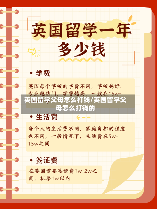英国留学父母怎么打钱/英国留学父母怎么打钱的